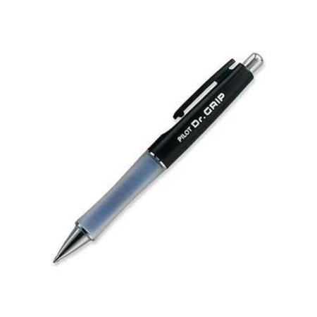 PILOT Pilot® Dr. Grip Ballpoint Retractable Pen, Medium, Black Barrel/Ink 36100